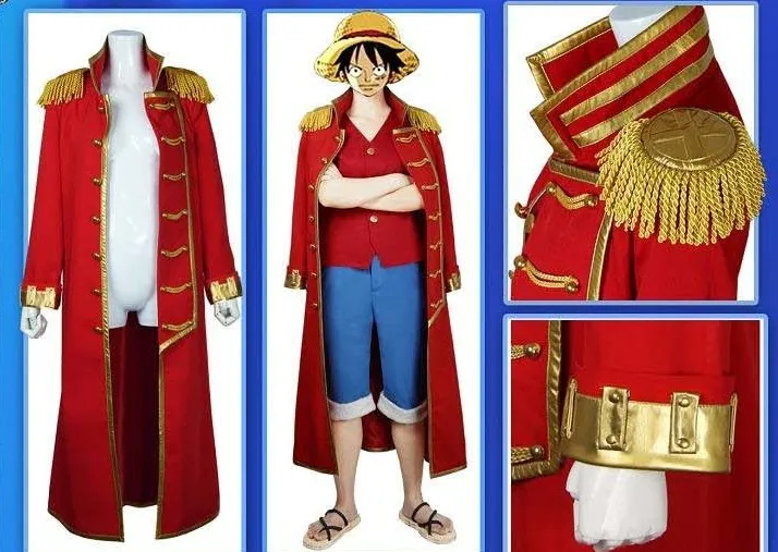 ONE PIECE Cosplay Costume Luffy Outfit Full Set Custom Luxurious Halloween Wear outfit
ONE PIECE Cosplay Costume Luffy Outfit Full Set Custom Luxurious Halloween Wear outfit