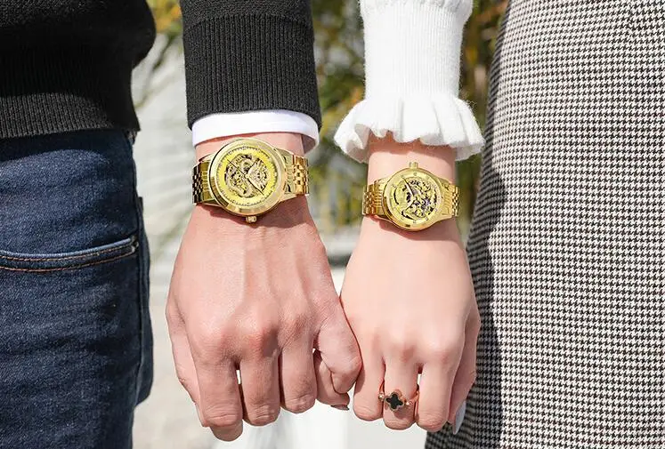 Luxury Brand Dragon Phoenix Men Women Watch Automatic-Self-Wind Mechanical For Men And Women Full Steel Lover Watch Best Gift
Luxury Brand Dragon Phoenix Men Women Watch Automatic-Self-Wind Mechanical For Men And Women Full Steel Lover Watch Best Gift