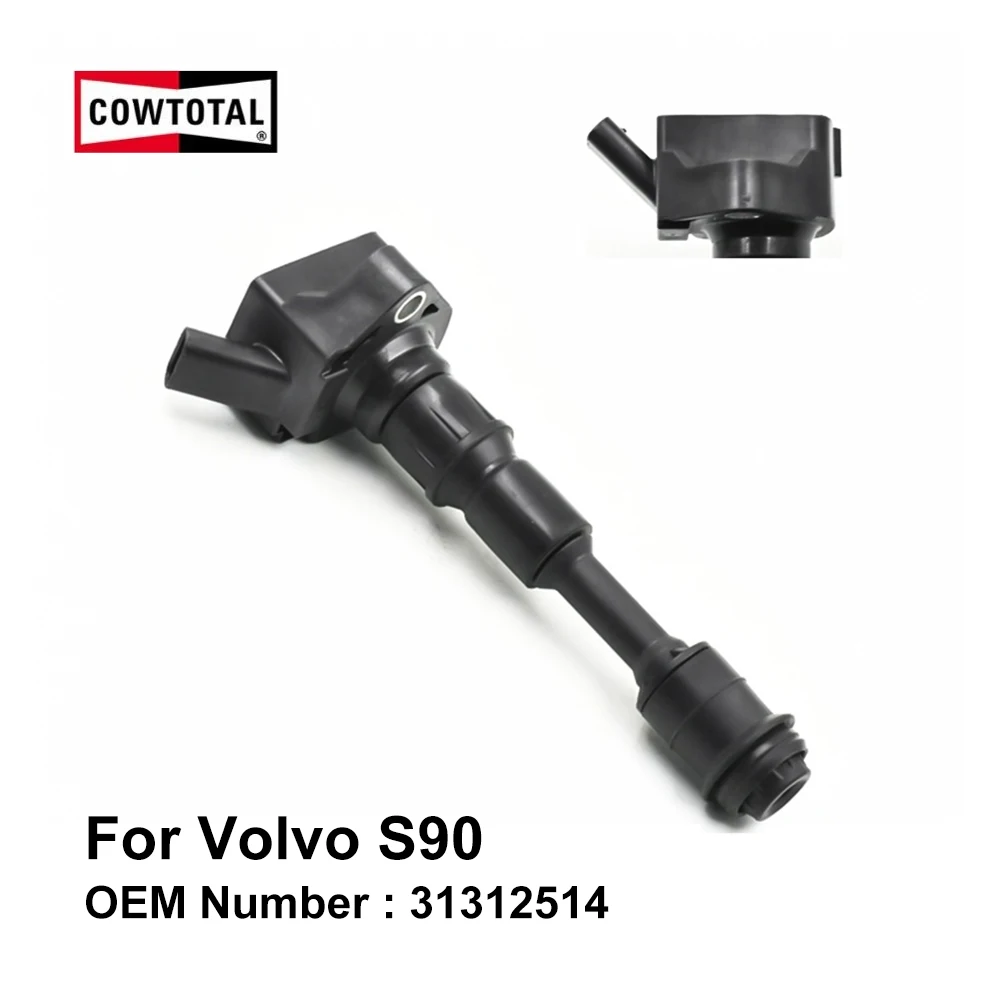 Cowtoum Катушка зажигания для Volvo S90 Код двигателя B4204T27 2 0 T OEM 31312514 (упаковка из