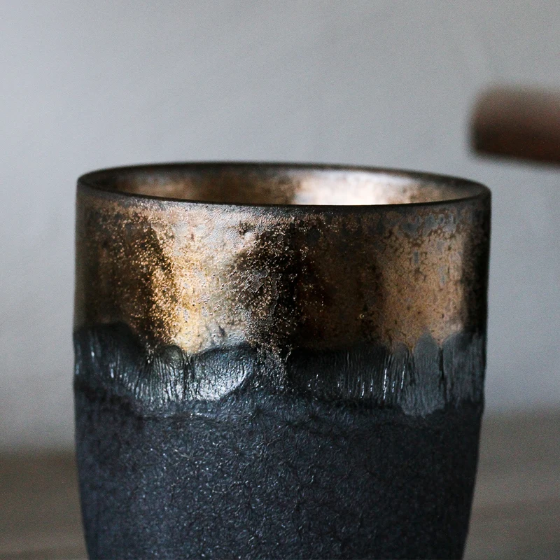 280ml Japanese Coarse Pottery Coffee Mug Teacup Jingdezhen Handmade Ceramic Master Tea Cup Water Mug Creative Vintage Home Decor
280ml Japanese Coarse Pottery Coffee Mug Teacup Jingdezhen Handmade Ceramic Master Tea Cup Water Mug Creative Vintage Home Decor