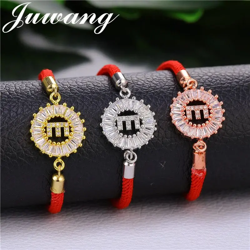 JUWANG Trendy 26 Initial Letters Red Rope Bracelets For Women Girl Chains Crystal CZ Charms Bracelet Jewelry
JUWANG Trendy 26 Initial Letters Red Rope Bracelets For Women Girl Chains Crystal CZ Charms Bracelet Jewelry