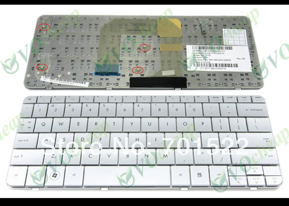 Новая клавиатура для ноутбука HP Pavilion DM1 DM1-1000, для Compaq Mini 311 Серебристая версия US-V100146CS1
Новая клавиатура для ноутбука HP Pavilion DM1 DM1-1000, для Compaq Mini 311 Серебристая версия US-V100146CS1