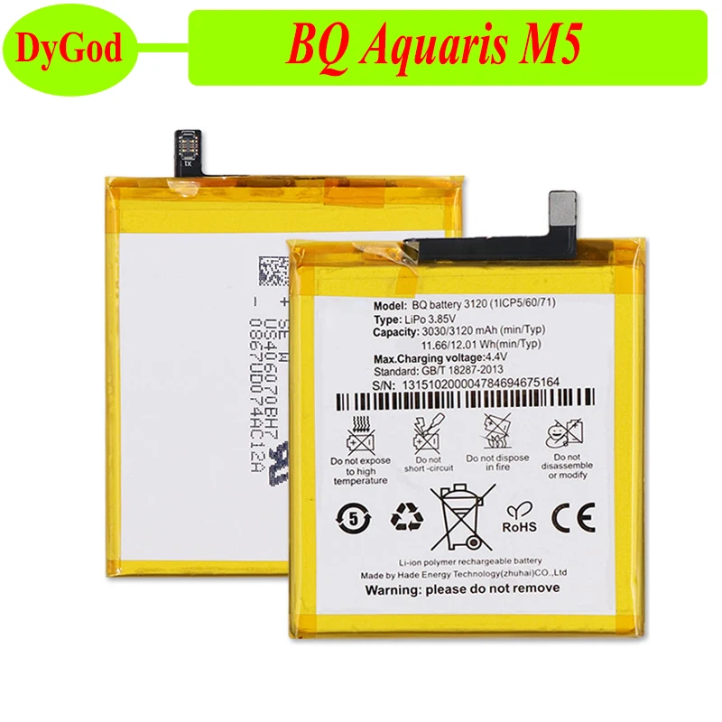Новинка 3120(1ICP5/60/71) батарея для BQ Aquaris M5 Batterie аккумуляторная AKKU 3120mAh|battery for|bq aquaris