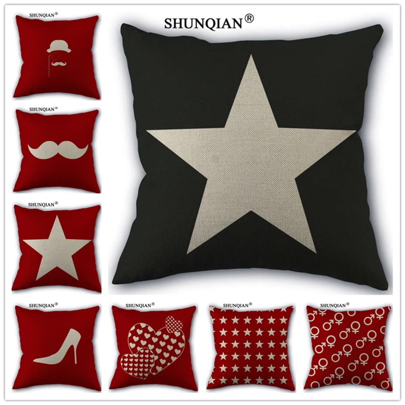 Linen Cotton Simple style pattern Pillow Cover Custom Print Home Decorative Pillows Cases 45x45cm one side WJY425-2
Linen Cotton Simple style pattern Pillow Cover Custom Print Home Decorative Pillows Cases 45x45cm one side WJY425-2