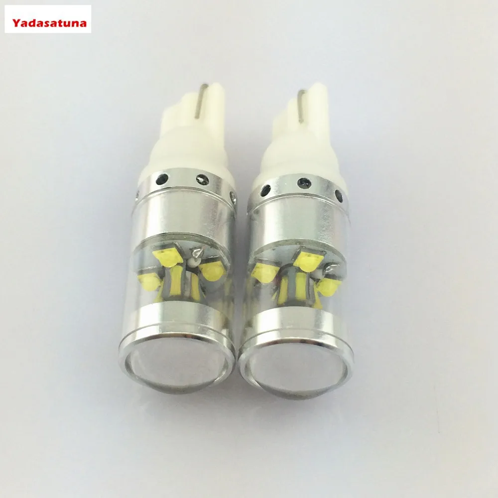

2xWhite 30W W5W LED T10 CREE Chip Car lamps 168 194 Car Turn Signal External Light Clearance Width Parking Lamp Backup DRL Bulbs