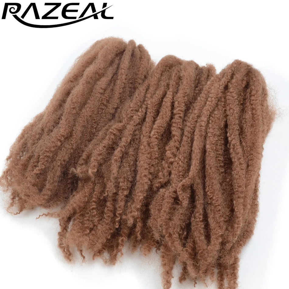 Razeal 4Packs 100g Synthetic Marley Braids Crochet Hair Afro Twist Braiding Hair Extensions High Temperature Fiber
Razeal 4Packs 100g Synthetic Marley Braids Crochet Hair Afro Twist Braiding Hair Extensions High Temperature Fiber