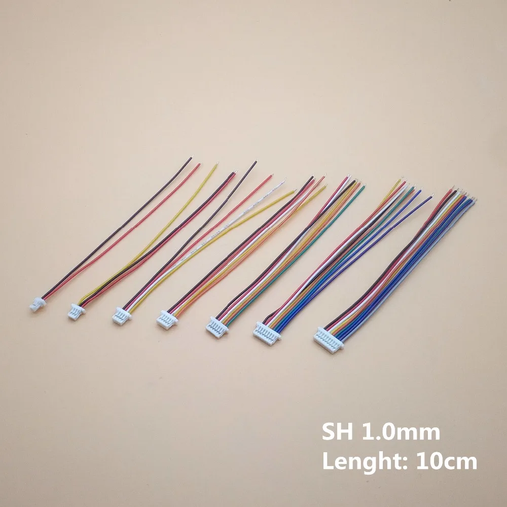 50Pcs SH 1.0 Wire Cable Connector DIY SH1.0 JST 2/3/4/5/6/7/8/9/10 Pin Electronic Line Single Connect Terminal Plug 28AWG 10cm
50Pcs SH 1.0 Wire Cable Connector DIY SH1.0 JST 2/3/4/5/6/7/8/9/10 Pin Electronic Line Single Connect Terminal Plug 28AWG 10cm
