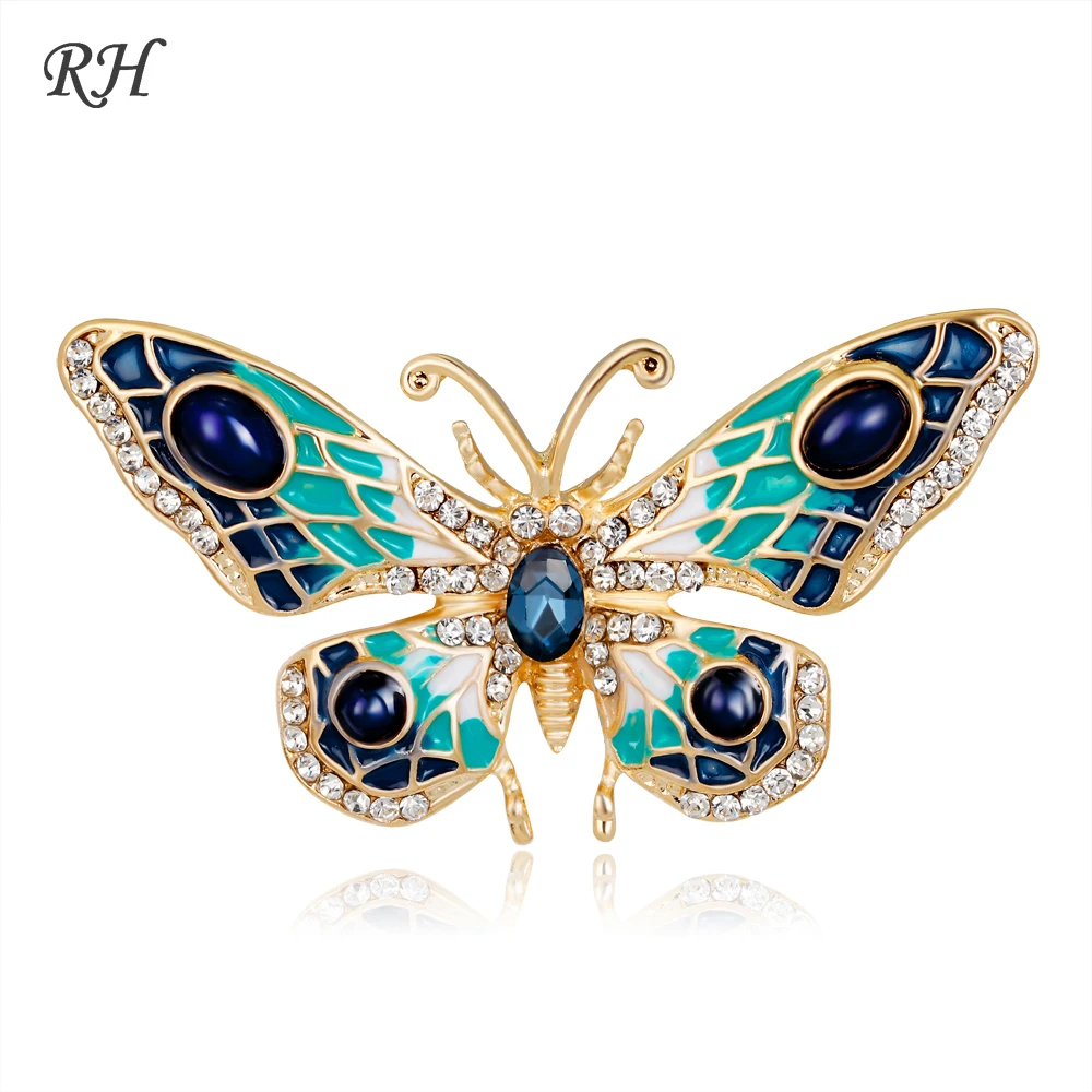 Vintage Metal Crystal Butterfly Brooch For Women Collar Pins Corsage Decoration Animal Brooch Badges Jewelry Accessories
Vintage Metal Crystal Butterfly Brooch For Women Collar Pins Corsage Decoration Animal Brooch Badges Jewelry Accessories