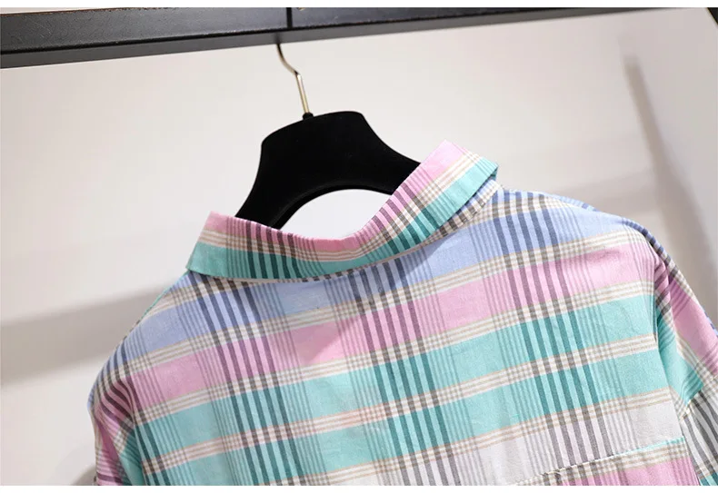 2XL-6XL 2019 Autumn Large size Casual Long Shirt Long Sleeve Plaid Women's Loose Shirt Long Blouses Female 5XL Plus size Shirts
2XL-6XL 2019 Autumn Large size Casual Long Shirt Long Sleeve Plaid Women's Loose Shirt Long Blouses Female 5XL Plus size Shirts