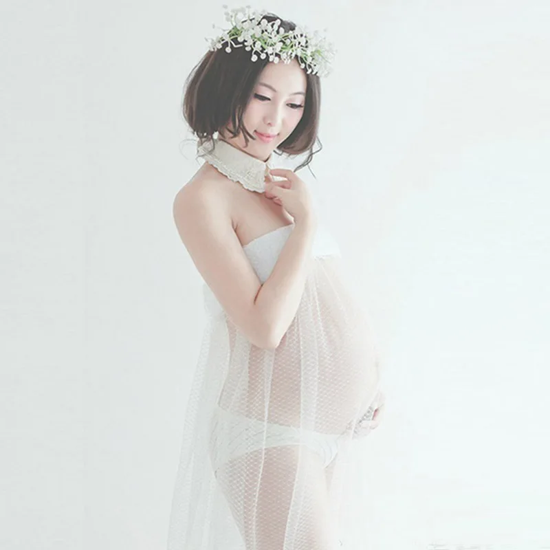 Summer White Lace Pregnant Dress Transparant Pregnant Maternity Gown Dress For Photography Maternity Photography Props
Summer White Lace Pregnant Dress Transparant Pregnant Maternity Gown Dress For Photography Maternity Photography Props