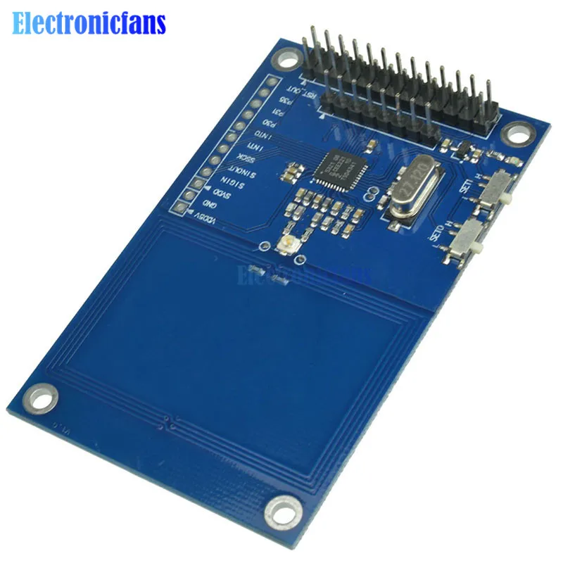 PN532 NFC точный RFID IC модуль карты 13,56 МГц чтение записи в режиме ожидания интерфейс SPI Std Raspberry Pi 20Pin 3,3 V DC для Arduino
PN532 NFC точный RFID IC модуль карты 13,56 МГц чтение записи в режиме ожидания интерфейс SPI Std Raspberry Pi 20Pin 3,3 V DC для Arduino
