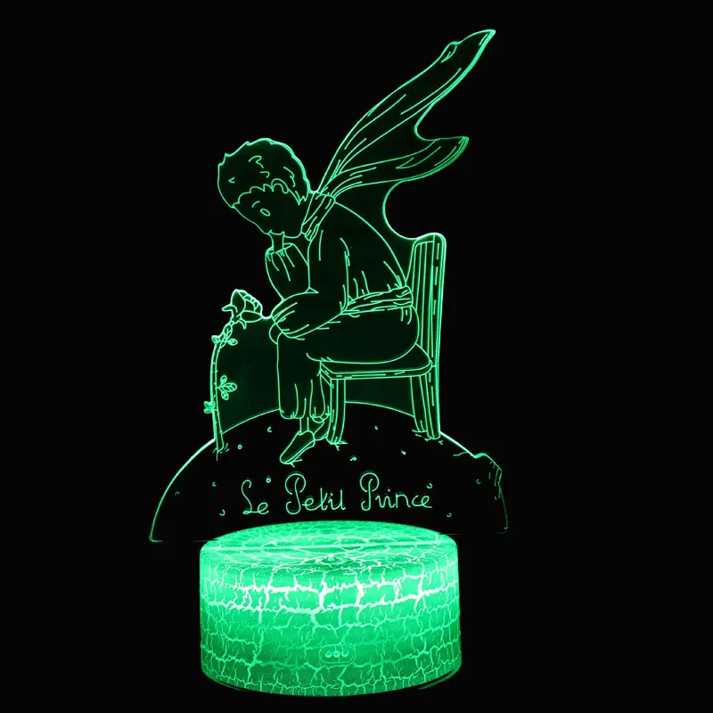 Prince and rose theme 3D Lamp LED night light 7 Color Change Touch Mood Lamp Christmas present Dropshippping
Prince and rose theme 3D Lamp LED night light 7 Color Change Touch Mood Lamp Christmas present Dropshippping
