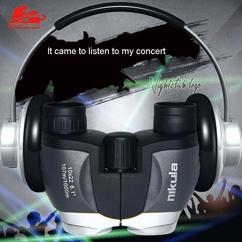 ZIYOUHU Genuine telescope 10x22 hd binoculars for fishing portable outdoor fun sports game concert spotting scope mini
ZIYOUHU Genuine telescope 10x22 hd binoculars for fishing portable outdoor fun sports game concert spotting scope mini