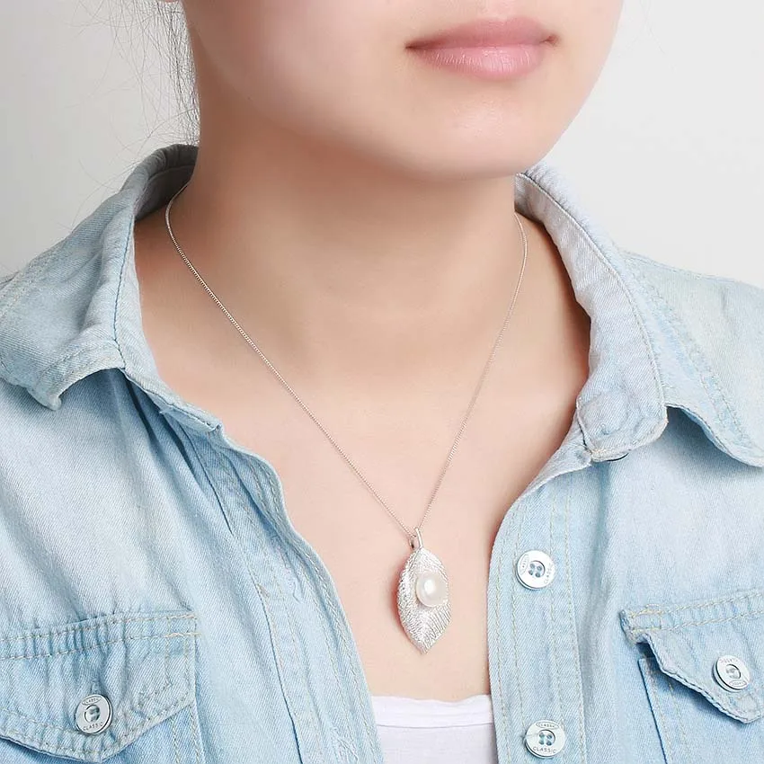 Hongye Fashion 925 Silver Pearl Pendant For Women Natural Freshwater Pearl Pendant Necklace Leaves Design Jewelry Free Shipping
Hongye Fashion 925 Silver Pearl Pendant For Women Natural Freshwater Pearl Pendant Necklace Leaves Design Jewelry Free Shipping