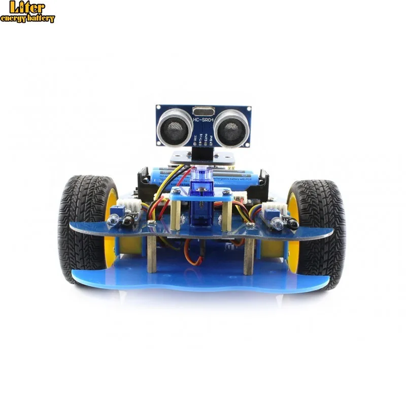 AlphaBot-Ar-Basic UNO PLUS + платформа AlphaBot + базовый учебный набор с ультразвуковым сенсором
AlphaBot-Ar-Basic UNO PLUS + платформа AlphaBot + базовый учебный набор с ультразвуковым сенсором