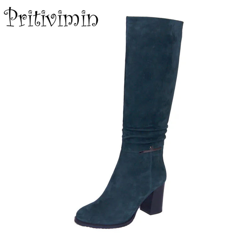 2019 модные зимние женские ботинки; botas mujer; Женские замшевые кожаные ботинки; femmes; Бархатная подкладка; Высокие сапоги; Pritivimin FN17
2019 модные зимние женские ботинки; botas mujer; Женские замшевые кожаные ботинки; femmes; Бархатная подкладка; Высокие сапоги; Pritivimin FN17