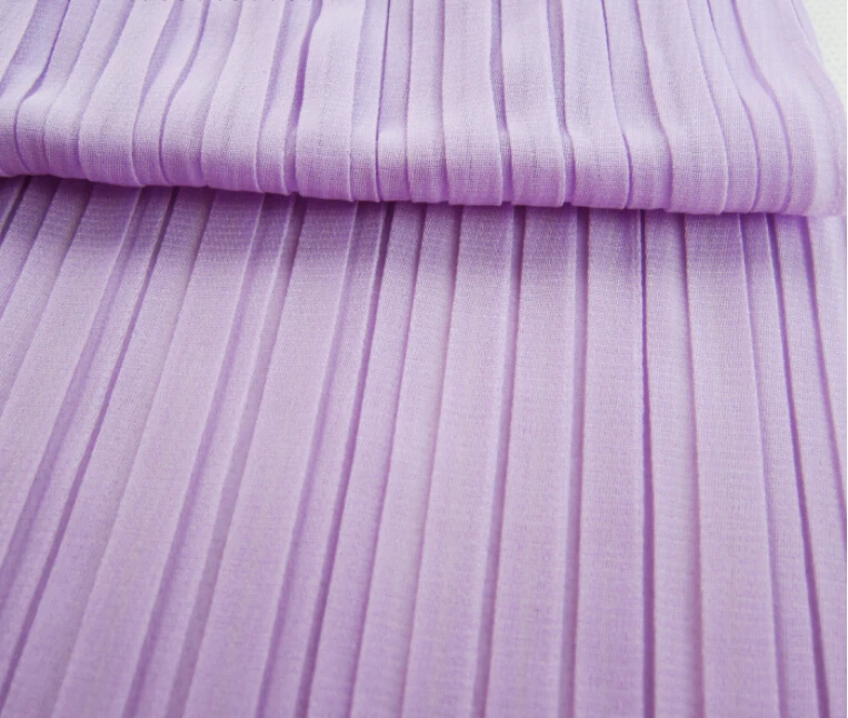 3 Meters Width 150CM 59" 75D Light Purple Ruffled Pleated Silk Chiffon Lace Fabric Solid Dress Clothes Materials LX18
3 Meters Width 150CM 59" 75D Light Purple Ruffled Pleated Silk Chiffon Lace Fabric Solid Dress Clothes Materials LX18