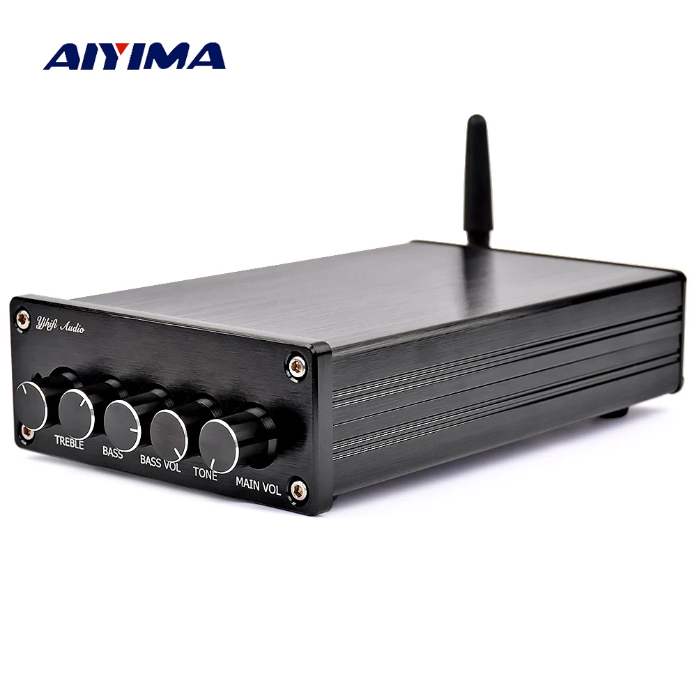 AIYIMA Bluetooth 4.2 Subwoofer Audio Amplifier 100W HIFI Stereo TPA3116 Digital 2.1 Channel Desktop Power Amplifier Amp 50W*2
AIYIMA Bluetooth 4.2 Subwoofer Audio Amplifier 100W HIFI Stereo TPA3116 Digital 2.1 Channel Desktop Power Amplifier Amp 50W*2