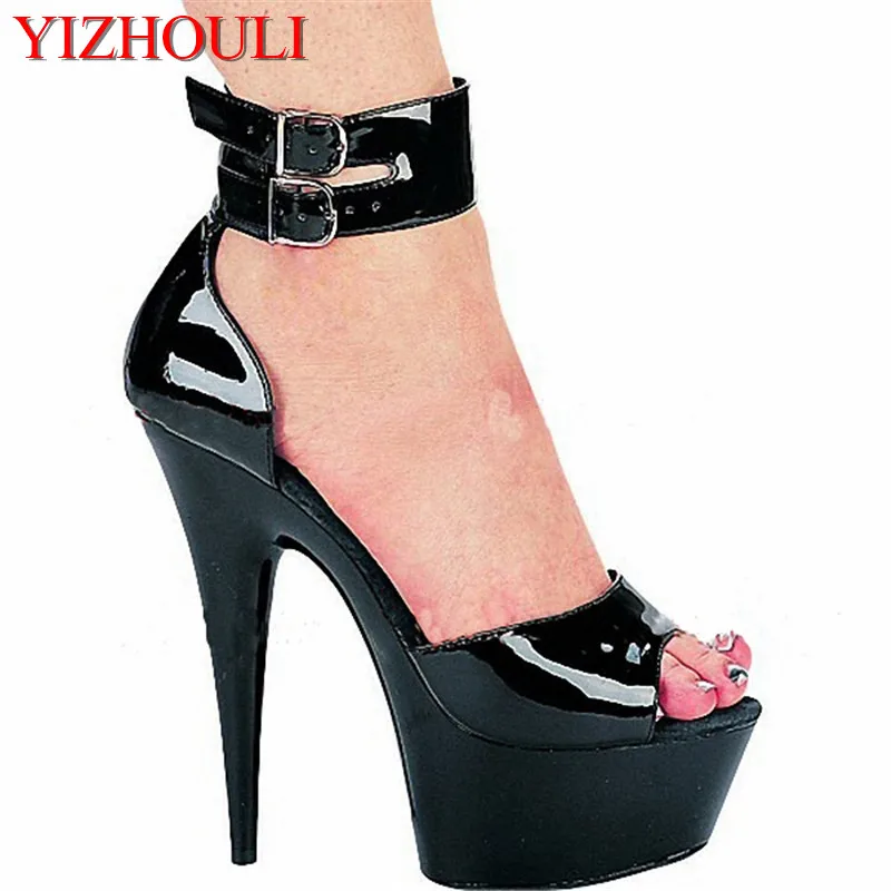 Summer 15 cm high-heeled shoes, a popular catwalk show high model pole dancing single shoes
Summer 15 cm high-heeled shoes, a popular catwalk show high model pole dancing single shoes