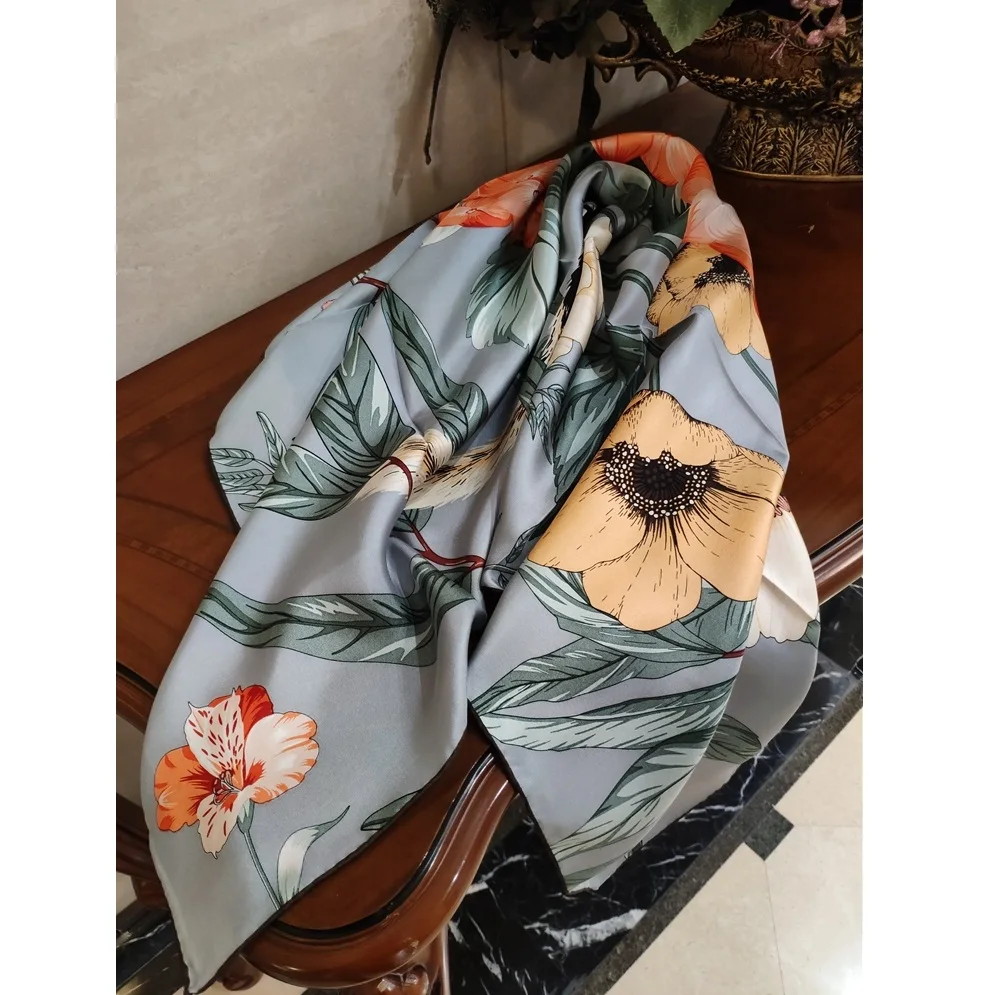 Charming Floral Head Scarves for Women 100% Twill Silk Scarf Shawl Wraps 35" 2019 NEW
Charming Floral Head Scarves for Women 100% Twill Silk Scarf Shawl Wraps 35" 2019 NEW