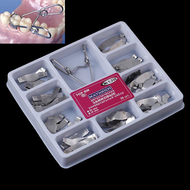 Dental Matrix Sectional Contoured Matrices For Teeth Replacement Dentsit Tools Full Kit For Teeth Replacement
Dental Matrix Sectional Contoured Matrices For Teeth Replacement Dentsit Tools Full Kit For Teeth Replacement