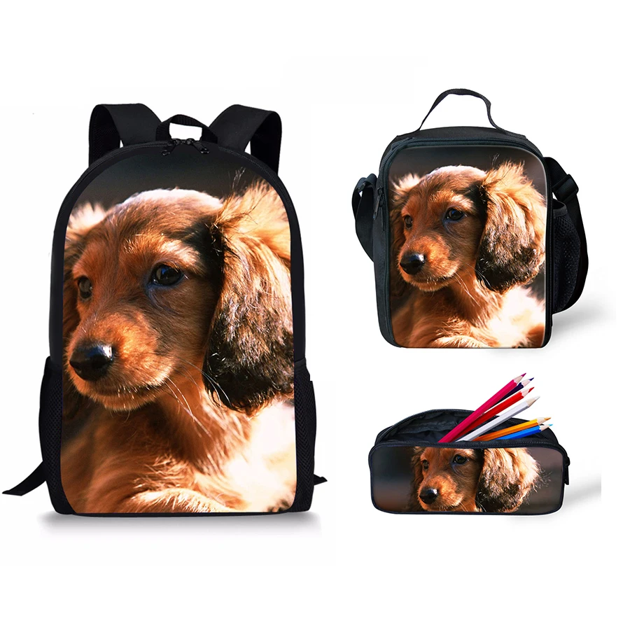 Customized Shoulder Bag Children School Bagpack Travel Laptop Man Dachshund Print Backpack Fashion Women Girl Set Dog Animal
Customized Shoulder Bag Children School Bagpack Travel Laptop Man Dachshund Print Backpack Fashion Women Girl Set Dog Animal