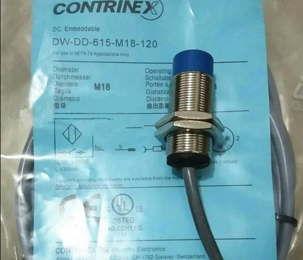 FREE SHIPPING 100% NEW DW-DD-615-M18-120 proximity switch sensor
FREE SHIPPING 100% NEW DW-DD-615-M18-120 proximity switch sensor