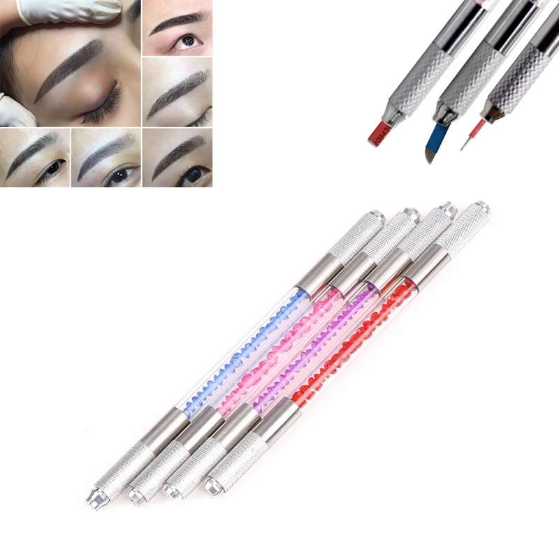 Microblading Double-headed Permanent Makeup Tattoo Pen Manual Tebori Tattoo Machine For Permanent Makeup 3D Eyebrow Tattoo
Microblading Double-headed Permanent Makeup Tattoo Pen Manual Tebori Tattoo Machine For Permanent Makeup 3D Eyebrow Tattoo