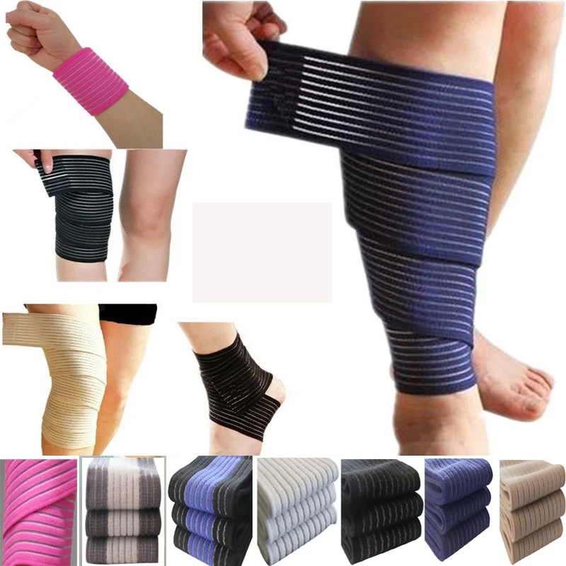 40-300cm Knee Elbow Wrist Ankle Bandage Cuff Support Wrap Sport Compression Strap Belt Fitness Gym Brace Tape Elastic Band
40-300cm Knee Elbow Wrist Ankle Bandage Cuff Support Wrap Sport Compression Strap Belt Fitness Gym Brace Tape Elastic Band
