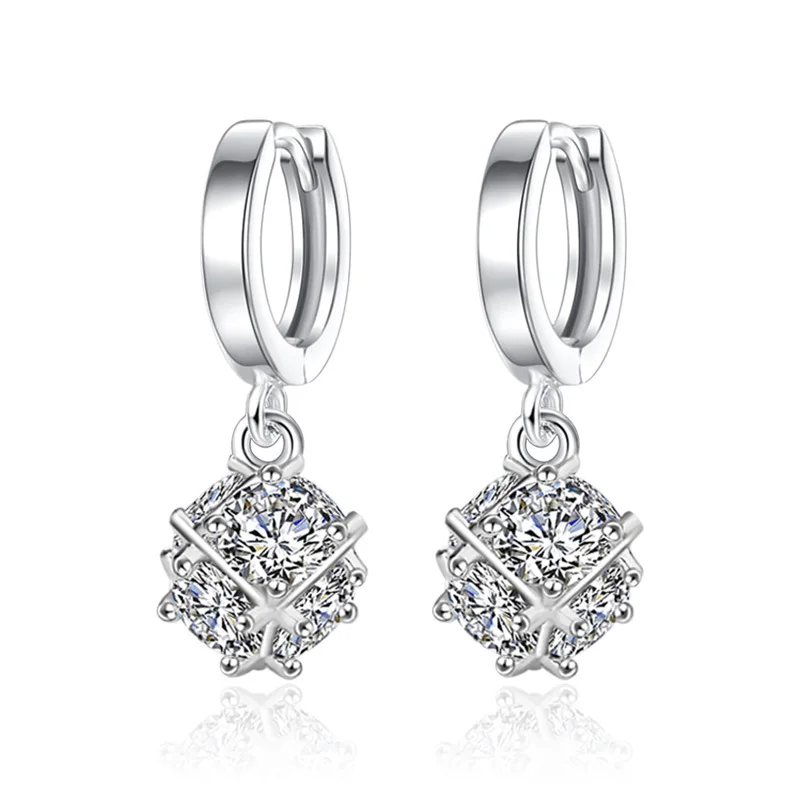 100% 925 Sterling Silver Fashion Shiny Crystal Square Stud Earrings for Women Valentine's Day Gift Wholesale Jewelry Cheap
100% 925 Sterling Silver Fashion Shiny Crystal Square Stud Earrings for Women Valentine's Day Gift Wholesale Jewelry Cheap