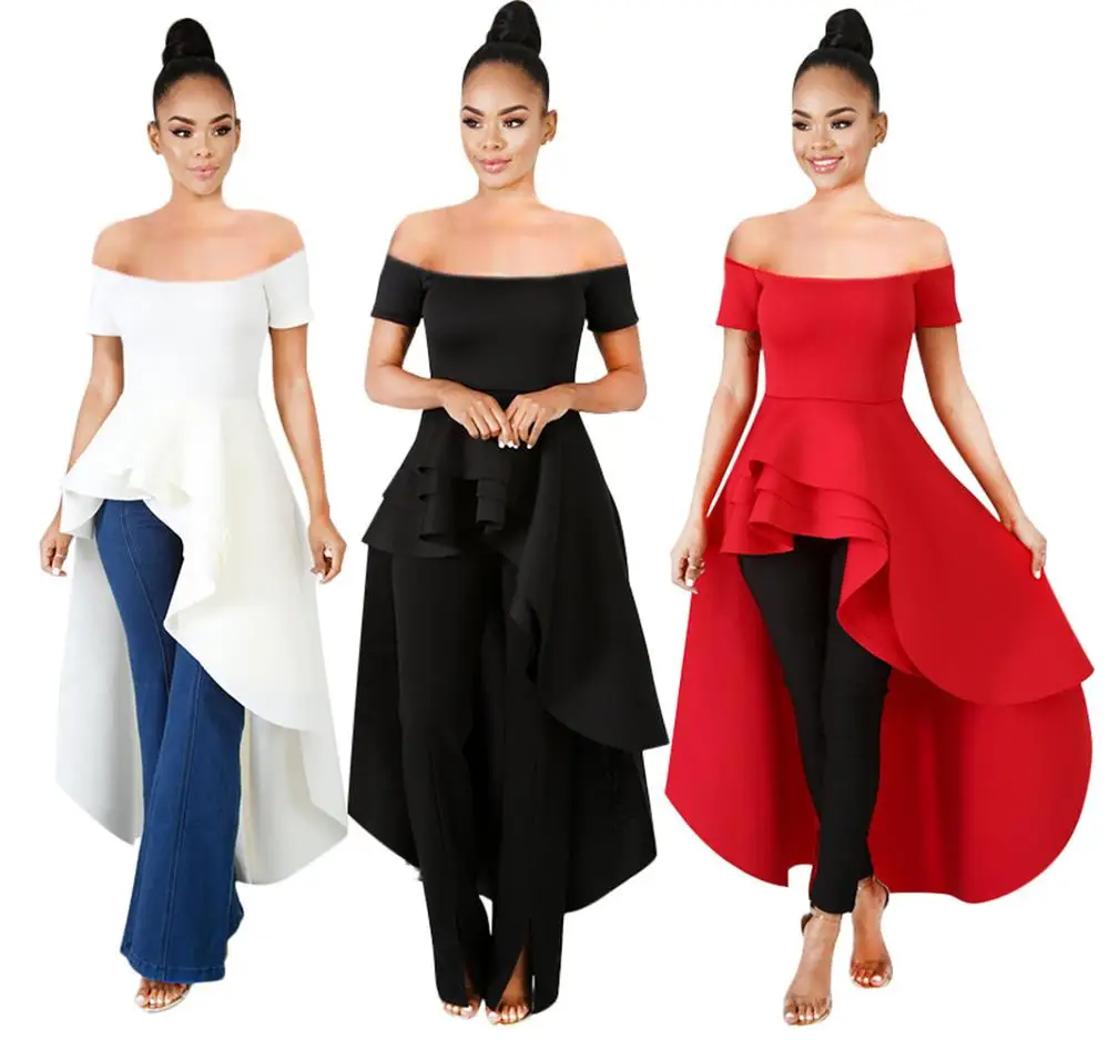 New Fashion Solid Women Dresses Off The Shoulder Irregular Ruffles Dovetail Party Dresses
New Fashion Solid Women Dresses Off The Shoulder Irregular Ruffles Dovetail Party Dresses