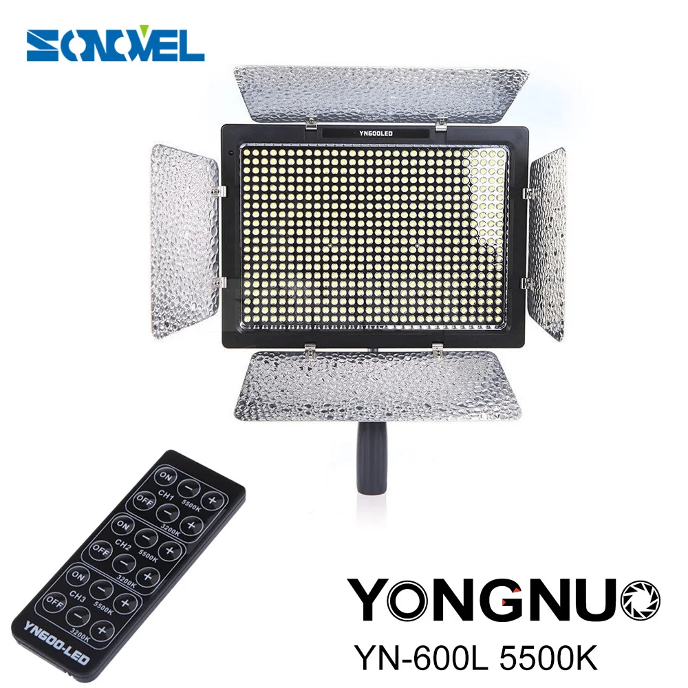 YONGNUO YN600L YN600 Camera Lights LED Video Light 5500K Color Temperature for Canon Nikon Camcorder DSLR photographic light
YONGNUO YN600L YN600 Camera Lights LED Video Light 5500K Color Temperature for Canon Nikon Camcorder DSLR photographic light