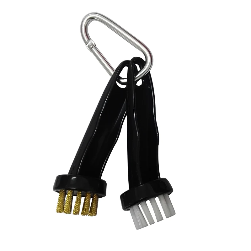 Hot Sale 2 Pcs/Set Golf Club Cleaning Brush Double Side Black Round-Head Cleaning Brush Golf Iron Ball Washer Golf Accessories
Hot Sale 2 Pcs/Set Golf Club Cleaning Brush Double Side Black Round-Head Cleaning Brush Golf Iron Ball Washer Golf Accessories