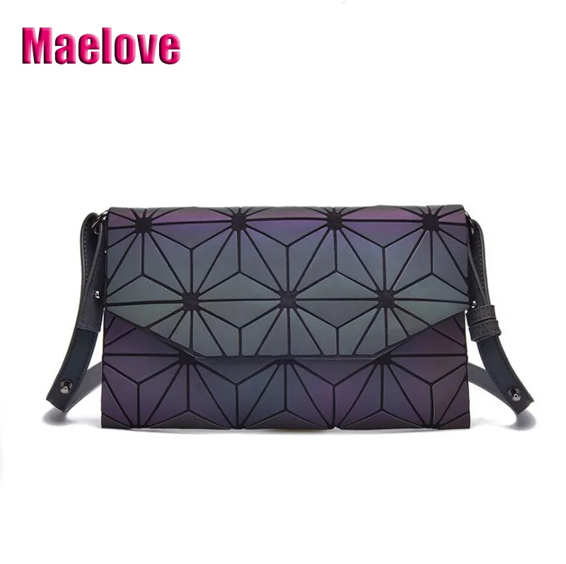 Фото Новая светящаяся сумка Maelove женский клатч с геометрическим - купить