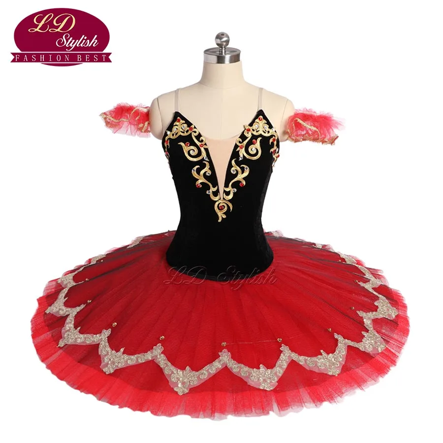 New Arrival Adult Black Red Professional Ballet Tutu Costumes Don Quixote Performance Competition Ballet Apperal Women Dancewear
New Arrival Adult Black Red Professional Ballet Tutu Costumes Don Quixote Performance Competition Ballet Apperal Women Dancewear