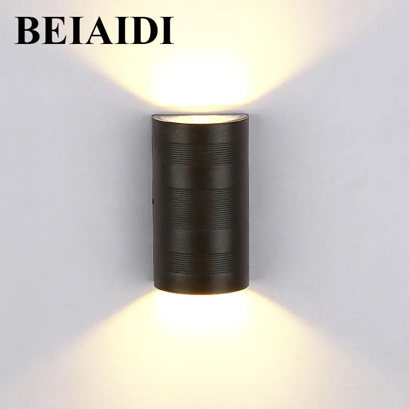 BEIAIDI 6W Aluminum Waterproof COB LED Wall Lamps IP65 Outdoor Balcony Aisle Porch Garden Wall Sconce Lamps AC85-265V
BEIAIDI 6W Aluminum Waterproof COB LED Wall Lamps IP65 Outdoor Balcony Aisle Porch Garden Wall Sconce Lamps AC85-265V