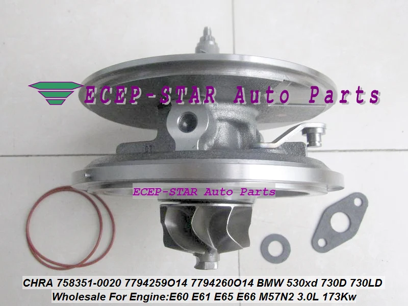 Turbo Cartridge CHRA Core TF035HL 758351 758351-0022 758351-0024 7794260 7794259F 7794259H 7794259L A7794259H 7794259K10 For BMW
Turbo Cartridge CHRA Core TF035HL 758351 758351-0022 758351-0024 7794260 7794259F 7794259H 7794259L A7794259H 7794259K10 For BMW
