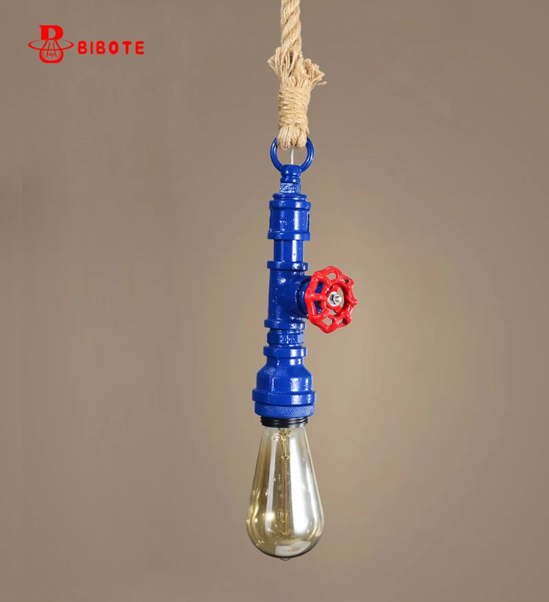 DIY loft retro industrial vintage Steampunk water Pipe colorful pendant lamp e27 hemp rope light for bar Restaurant dining room
DIY loft retro industrial vintage Steampunk water Pipe colorful pendant lamp e27 hemp rope light for bar Restaurant dining room