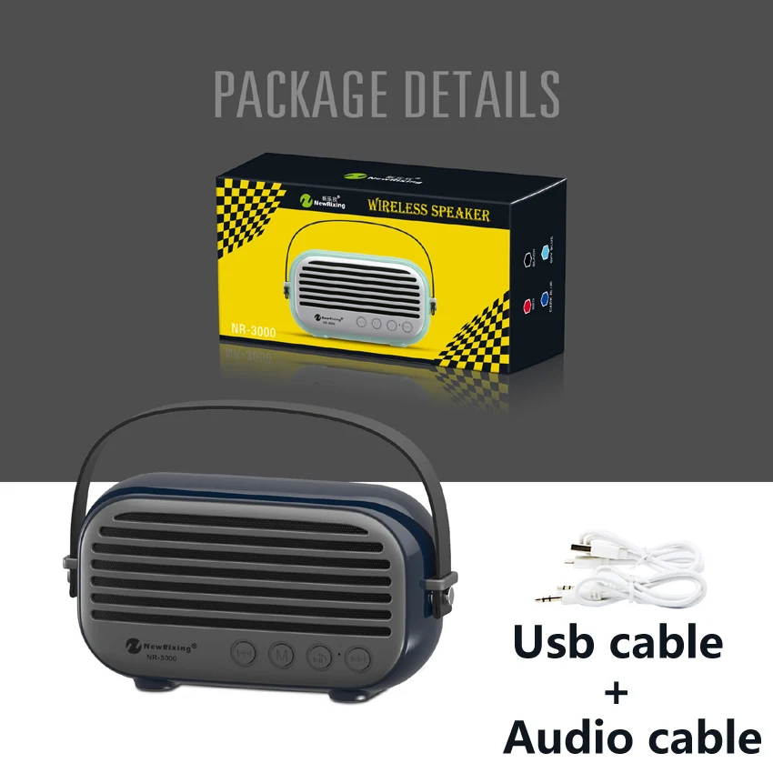 Pottable Bluetooth Speaker Micro-SD Aux-in Audio input USB input Microphone Handsfree Call Stereo Speaker Radio Bluetooth 4.0
Pottable Bluetooth Speaker Micro-SD Aux-in Audio input USB input Microphone Handsfree Call Stereo Speaker Radio Bluetooth 4.0