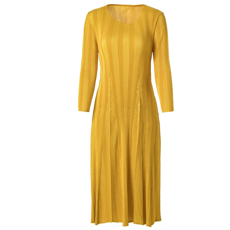 Solid Color Striped Print Dress 2019 Spring New Women Pleat Loose Large Size A Line Dress Tide
Solid Color Striped Print Dress 2019 Spring New Women Pleat Loose Large Size A Line Dress Tide