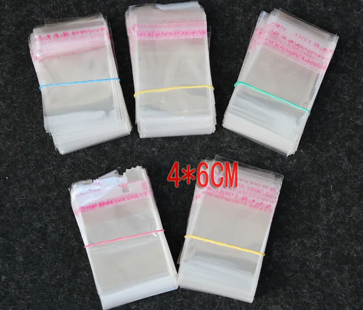 1000PCS 4x6cm opp transparent clear self adhesive seal plastic bags for necklace/jewelry/gift/Headbands diy small packing bag pe
1000PCS 4x6cm opp transparent clear self adhesive seal plastic bags for necklace/jewelry/gift/Headbands diy small packing bag pe