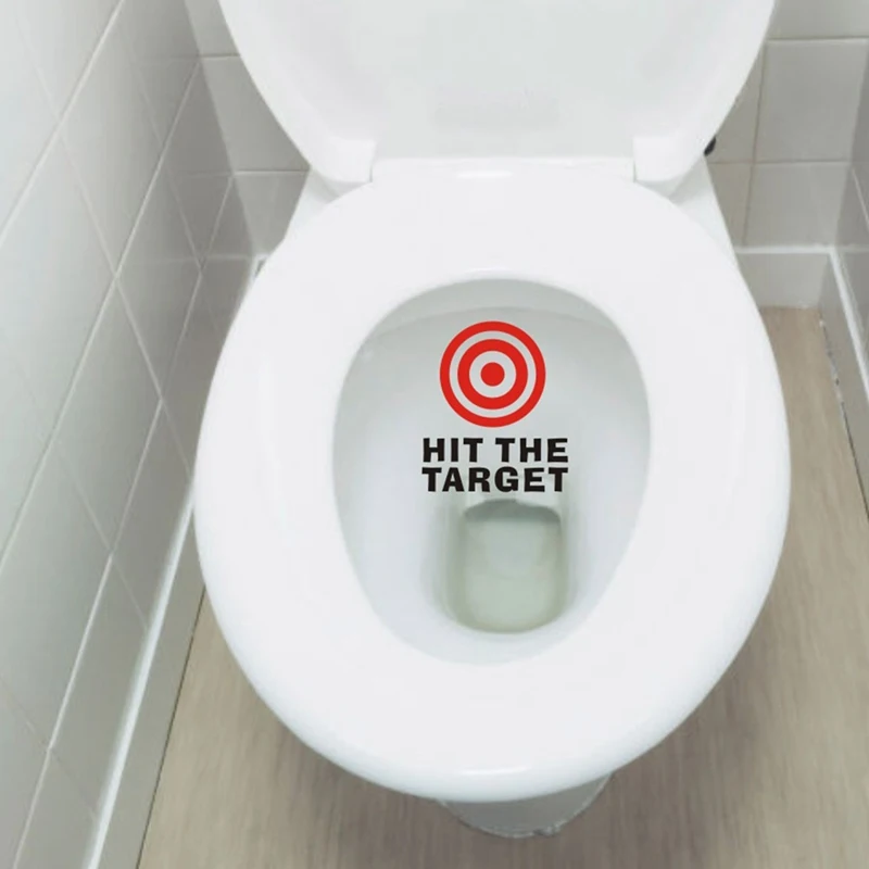 Фото Хит целевой водонепроницаемый забавный стикер для туалета персональный унитаз