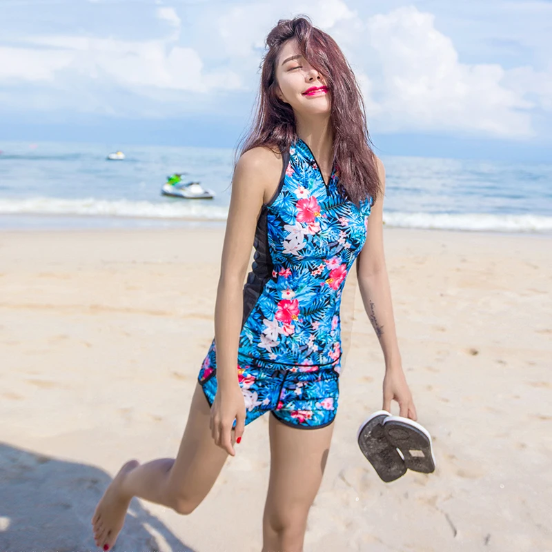 Hisea Two-Piece Suits Women Swim Suit Wetsuit Sleeveless Shorts Rash Guards 0.5MM Breathable Fast Drying Beach Suit Floral Style
Hisea Two-Piece Suits Women Swim Suit Wetsuit Sleeveless Shorts Rash Guards 0.5MM Breathable Fast Drying Beach Suit Floral Style