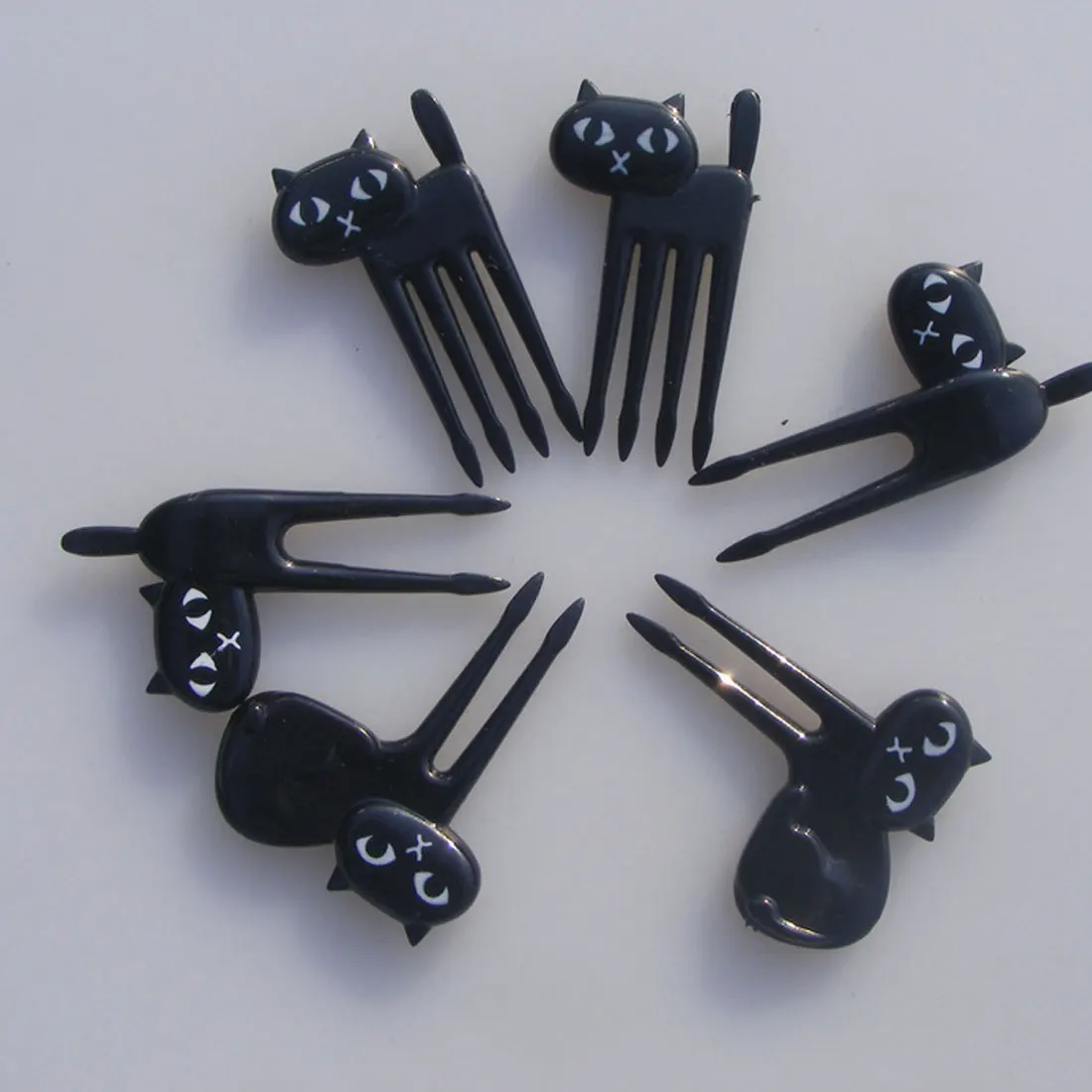 New 6 PCs Little Black Cat Fruit Forks Cute Cartoon Fork for Kitten Easy Decoration Sign Happy Gifts of Eco-Friendly dropship
New 6 PCs Little Black Cat Fruit Forks Cute Cartoon Fork for Kitten Easy Decoration Sign Happy Gifts of Eco-Friendly dropship