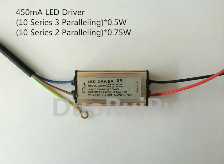 15W/20W/30W IP65 Waterproof Integrated LED Driver Power Supply Constant Current AC100-240V DC28-39 450mA free shipping
15W/20W/30W IP65 Waterproof Integrated LED Driver Power Supply Constant Current AC100-240V DC28-39 450mA free shipping