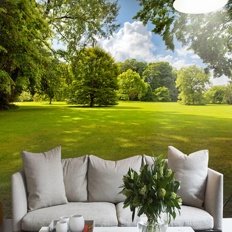 Photo Wallpaper 3D Stereo Green Tree Lawn Sunshine Nature Landscape Mural Living Room Bedroom Backdrop Wall 3D Mural Wall Papers
Photo Wallpaper 3D Stereo Green Tree Lawn Sunshine Nature Landscape Mural Living Room Bedroom Backdrop Wall 3D Mural Wall Papers
