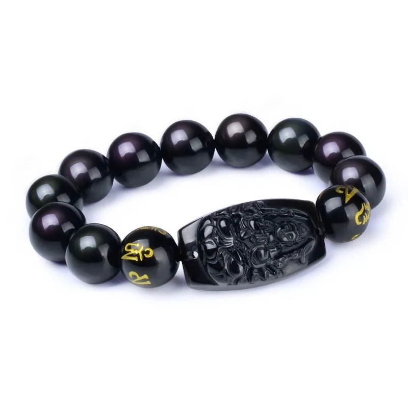 Drop Shpping High Quality Natural Black Obsidian Carved Buddha Lucky Amulet Round Beads Bracelet For Women Men Bracelet Jewelry
Drop Shpping High Quality Natural Black Obsidian Carved Buddha Lucky Amulet Round Beads Bracelet For Women Men Bracelet Jewelry