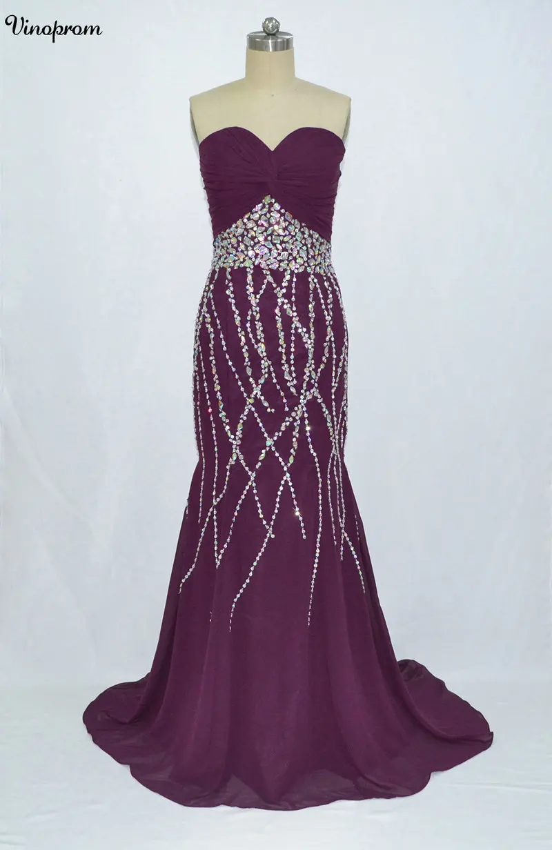 Robe de soiree Sweetheart 2021 Sleeveless Mermaid Beading Crystal Chiffon Floor Length Evening Party Dress Prom Dresses
Robe de soiree Sweetheart 2021 Sleeveless Mermaid Beading Crystal Chiffon Floor Length Evening Party Dress Prom Dresses