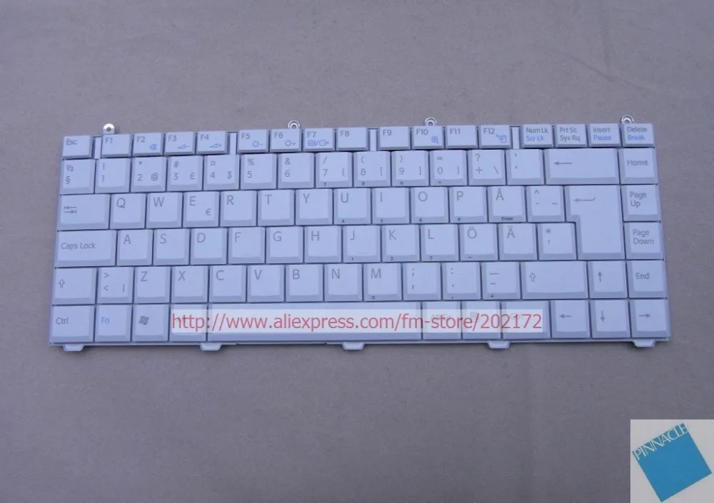 Белая клавиатура для ноутбука SONY VAIO 147915481 VGN FS series (шведская), VGN-FS KFRMBJ221A
Белая клавиатура для ноутбука SONY VAIO 147915481 VGN FS series (шведская), VGN-FS KFRMBJ221A