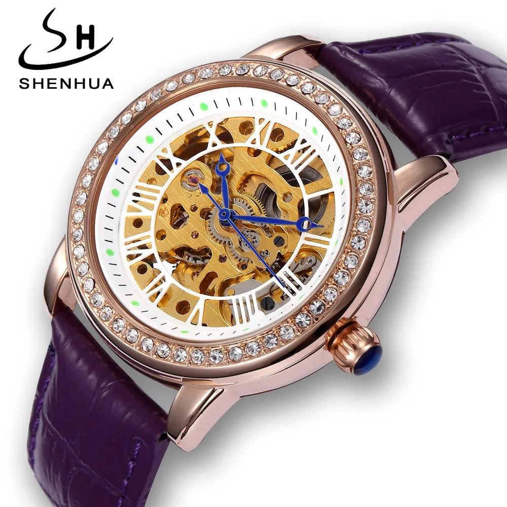 Rose Gold Skeleton Mechanical Wrist Watch for Women Ladies Girls Luxury Self Winding Automatic Leather Wristwatches Clock
Rose Gold Skeleton Mechanical Wrist Watch for Women Ladies Girls Luxury Self Winding Automatic Leather Wristwatches Clock